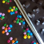 Smarties Tray bake